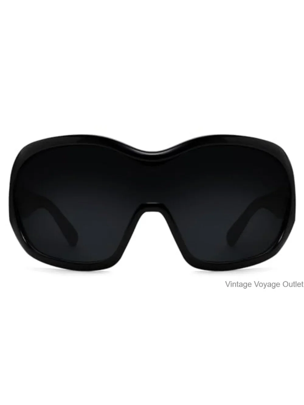 Oversized Y2K Shield Sunglasses Women Men Retro Wrap Around UV Protection
